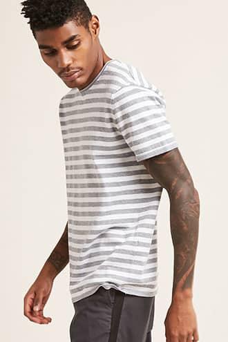 Forever21 Stripe Sweater-knit Tee