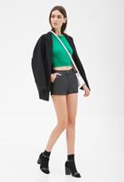 Forever21 Women's  Faux Leather Shorts