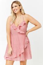 Forever21 Plus Size Striped Ruffle Dress