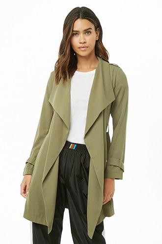 Forever21 Belted Textured Jacket