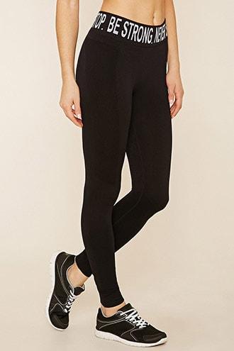 Forever21 Active Be Strong Leggings