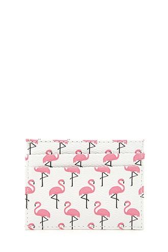 Forever21 Flamingo Card Slot Coin Purse