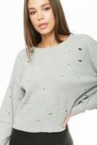 Forever21 Distressed Thermal Top