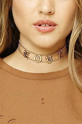 Forever21 Love Chain Choker