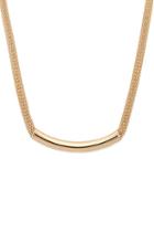 Forever21 Gold Bar Pendant Necklace