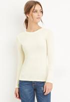 Forever21 Plus Women's  Classic Cotton Tee (pale Banana)