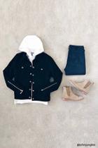 Forever21 Woolen Snap-button Jacket