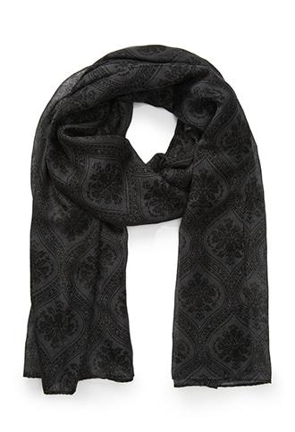 Forever21 Men Damask Print Scarf