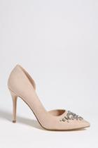 Forever21 Faux Suede Gemstone Pumps