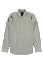 21 Men Men's  Grey Classic Cotton Shirt