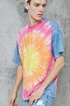 Forever21 Circular Tie-dye Tee