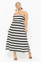 Forever21 Plus Size Eta Striped Tube Dress