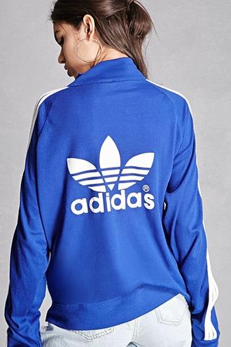 Forever21 Repurposed Adidas Zip-up Jacket