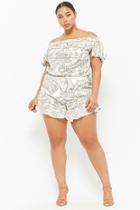 Forever21 Plus Size Boho Me Paisley Print Romper