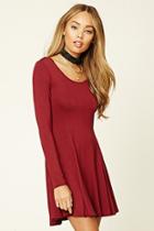 Forever21 Women's  Fit And Flare Mini Dress