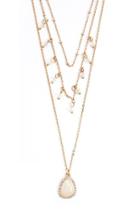 Forever21 Tiered Pendant Necklace