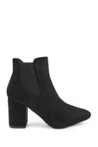 Forever21 Yoki Faux Suede Chelsea Boots