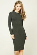 Forever21 Women's  Heather Knit Bodycon Dress