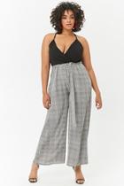Forever21 Plus Size Houndstooth Combo Jumpsuit