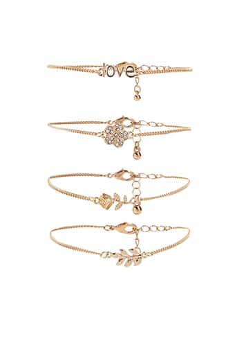 Forever21 Love Charm Bracelet Set