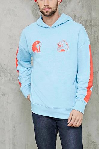 Forever21 Eagle And Dragon Hoodie