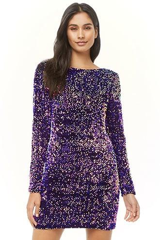 Forever21 Motel Sequin V-back Dress