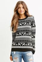 Forever21 Fair Isle Reindeer Sweater