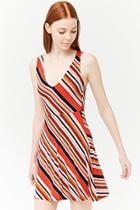 Forever21 Striped Twist-back Dress