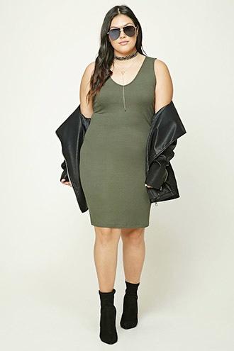 Forever21 Plus Size Ribbed Tank Dress