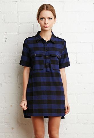 Forever21 Stripe Polo Dress