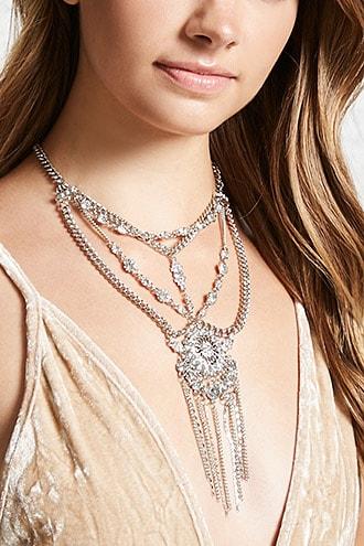 Forever21 Draped Statement Necklace