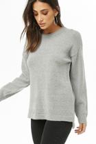 Forever21 Vented High-low Sweater
