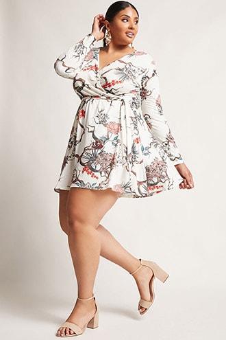 Forever21 Plus Size Pink Clove Slub Knit Dress