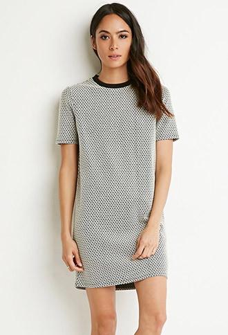 Forever21 Micro-patterned T-shirt Dress