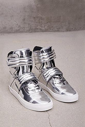 Forever21 Men Radii Glossy Sneakers