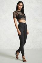 Forever21 Faux Suede Mid-rise Pants