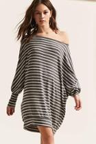 Forever21 Stripe Brushed-knit Longline Top