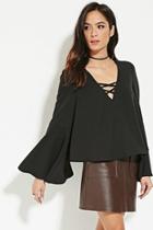 Forever21 Lavish Alice Bell Sleeve Top