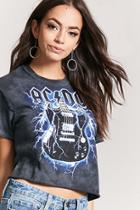 Forever21 Mineral Wash Acdc Band Tee