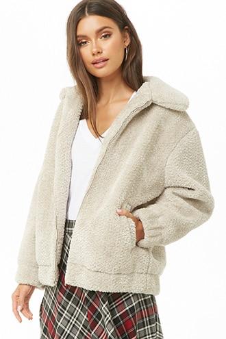 Forever21 Vero Moda Faux Shearling Jacket