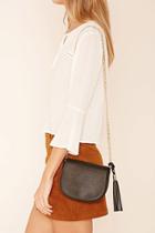 Forever21 Faux Leather Crossbody Bag