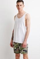 21 Men Men's  Camo Swim Trunks