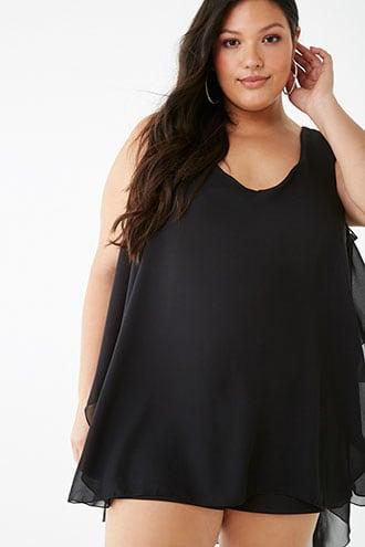 Forever21 Plus Size Chiffon Romper