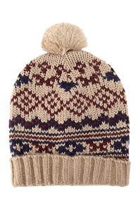 Forever21 Fair Isle Pom Beanie