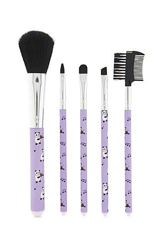 Forever21 Panda Violin Makeup Brush Set