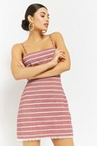 Forever21 Striped Cut-out Self-tie Cami Dress