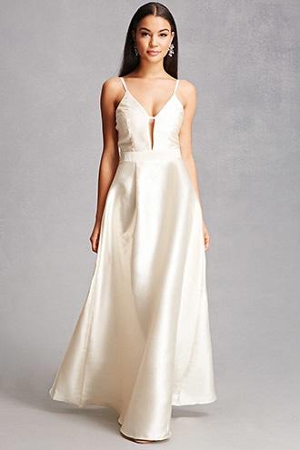 Forever21 Soieblu Plunge Front Gown