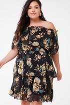 Forever21 Plus Size Ruffle Floral Dress