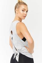 Forever21 Active Relaxed Tulip-back Top