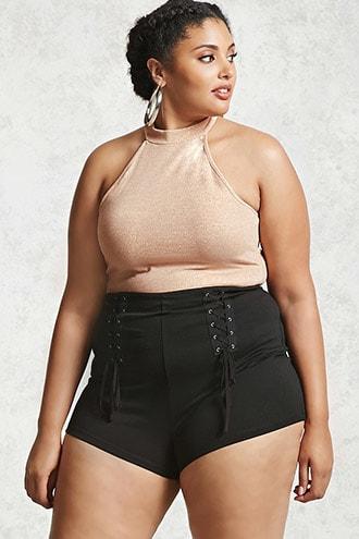 Forever21 Plus Size Metallic Top